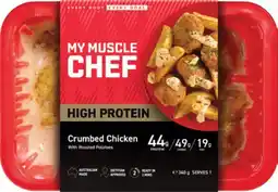 IGA My Muscle Chef High Protein Ready Meal 300‑450g Selected Varieties offer