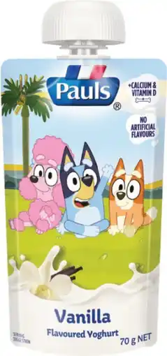 IGA Pauls Squeezie Yoghurt Selected Varieties offer