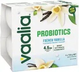 IGA Vaalia Probiotics Yoghurt Selected Varieties offer