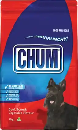 IGA Chum Dry Dog Food Selected Varieties offer
