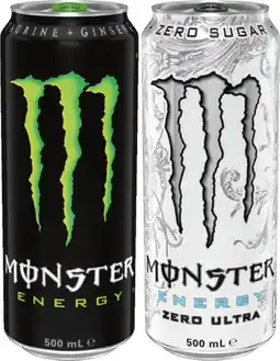 IGA Monster Energy Selected Varieties offer