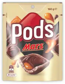 IGA M&M’s 120‑180g, Pods 160g or Maltesers 120‑140g Share Pack Selected Varieties offer