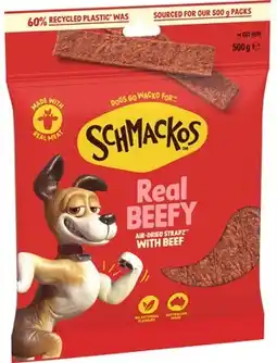 IGA Schmackos Strapz Dog Treats Selected Varieties offer
