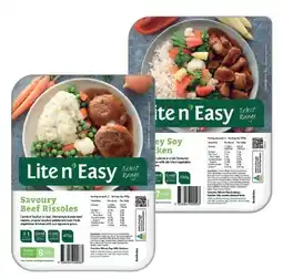 IGA Lite n’ Easy Frozen Meal 390‑455g Selected Varieties offer