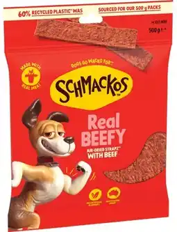 IGA Schmackos Strapz Dog Treats Selected Varieties offer