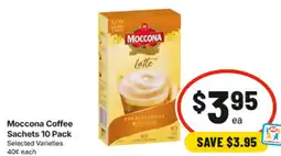 IGA Moccona Coffee Sachets offer