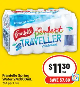 IGA Frantelle Spring Water offer