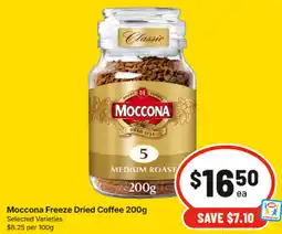 IGA Moccona Freeze Dried Coffee offer