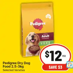 IGA Pedigree Dry Dog Food offer