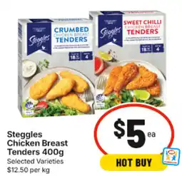 IGA Steggles Chicken Breast Tenders offer