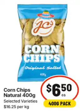 IGA Corn Chips Natural offer