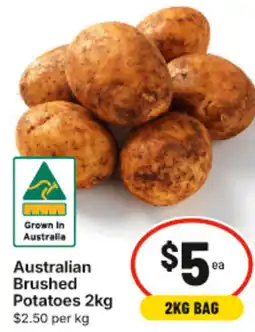 IGA Australia Brushed Potatoes offer