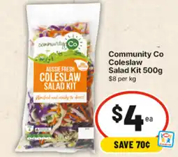 IGA Community Co Coleslaw Salad Kit offer
