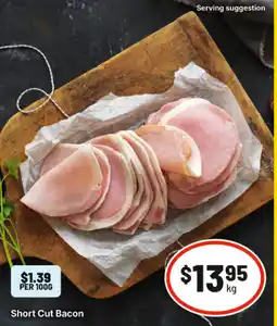 IGA Short Cut Bacon offer