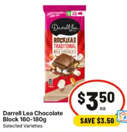 IGA Darrell Lea Chocolate Block offer