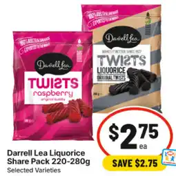IGA Darrell Lea Liquorice Share Pack offer