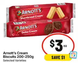 IGA Arnott's Cream Biscuits offer