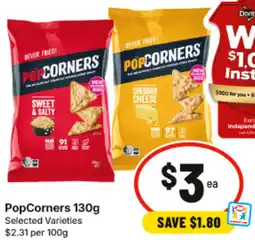 IGA Popcorners Selected Varieties offer