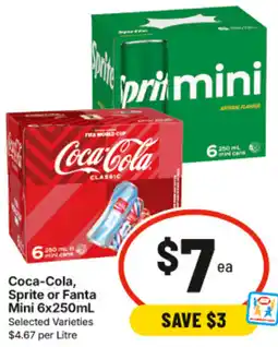 IGA Coca-Cola, Sprite or Fanta Mini offer