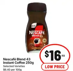 IGA Nescafé Blend 43 Instant Coffee offer