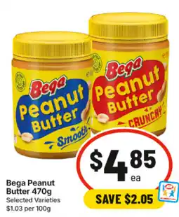 IGA Bega Peanut Butter offer