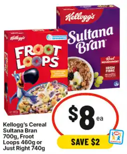 IGA Kellogg's Cereal Sultana Bran offer