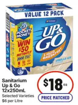 IGA Sanitarium Up & Go offer