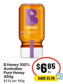 IGA B Honey 100% Australian Pure Honey offer