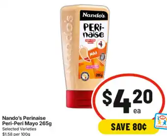 IGA Nando's Perinaise Peri-Peri Mayo offer