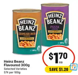 IGA Heinz Beanz Flavoured offer