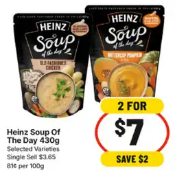 IGA Heinz Soup Of The Day offer