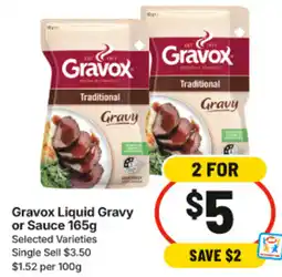 IGA Gravox Liquid Gravy or Sauce offer