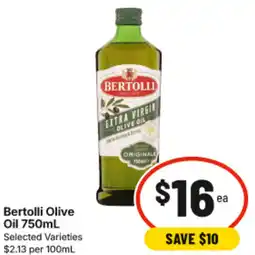 IGA Bertolli Olive Oil offer