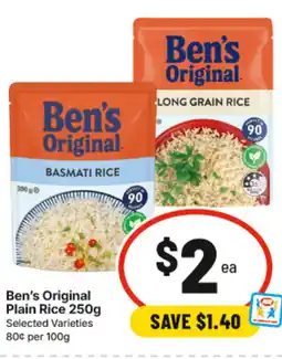 IGA Ben's Original Plain Rice offer