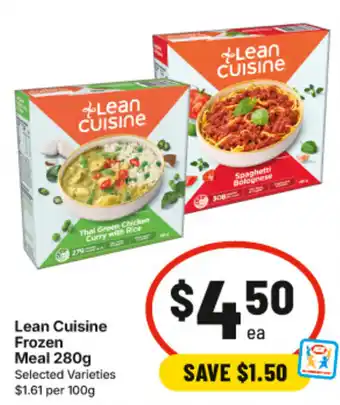 IGA Lean Cuisine Frozen Meal offer