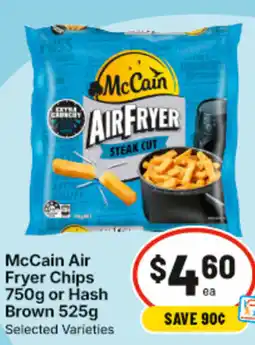 IGA McCain Air Fryer Chips or Hash Brown offer