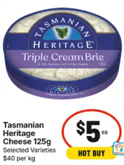 IGA Tasmanian Heritage Cheese offer
