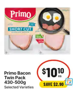 IGA Primo Bacon Twin Pack offer