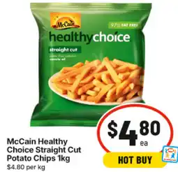 IGA McCain Healthy Choice Straight Cut Potato Chips offer