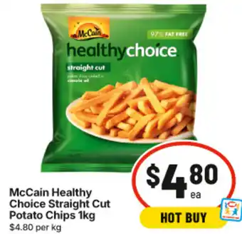 IGA McCain Healthy Choice Straight Cut Potato Chips offer