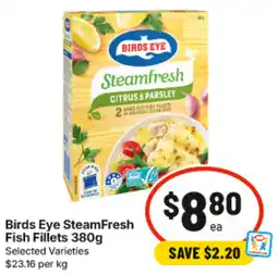 IGA Birds Eye SteamFresh Fish Fillets offer