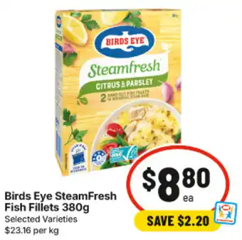 IGA Birds Eye SteamFresh Fish Fillets offer
