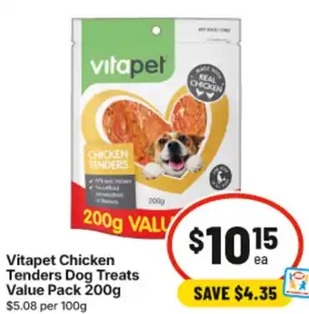 IGA Vitapet Chicken Tenders Dog Treats Value Pack offer