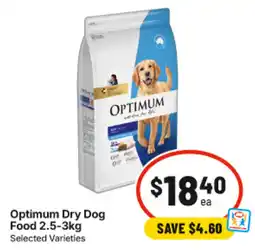 IGA Optimum Dry Dog Food offer