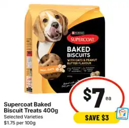 IGA Supercoat Baked Biscuit Treats offer