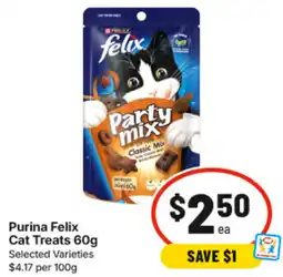 IGA Purina Felix Cat Treats offer