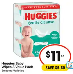 IGA Huggies Baby Wipes offer