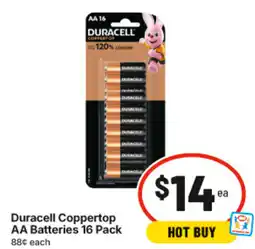 IGA Duracell Coppertop AA Batteries offer