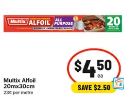 IGA Multix Alfoil offer