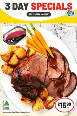 IGA Australian Beef Bolar Blade Roast offer